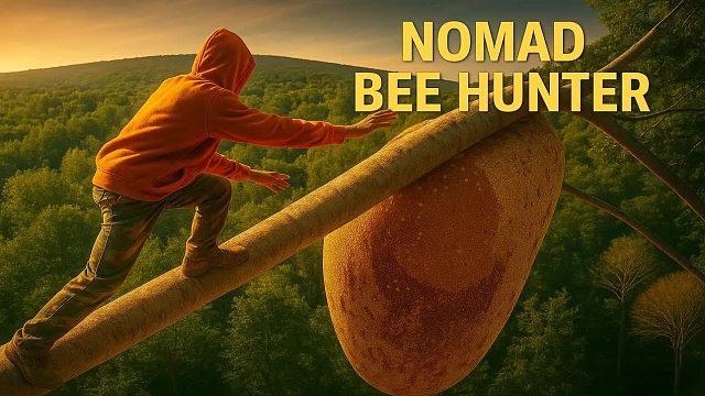 亚洲野生蜂蜜收获季节——传统采蜜者的欢乐时光