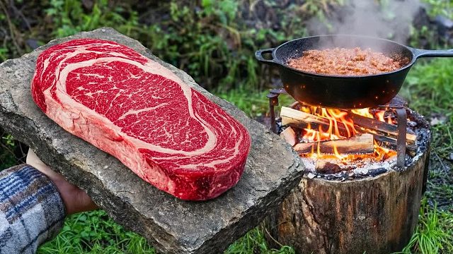 终极荒野邋遢乔 — 由沙朗牛排制成