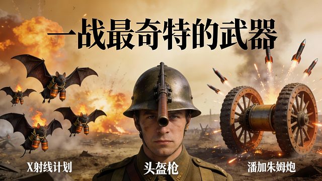 猫咪枪与蝙蝠弹：盘点史上最离谱武器