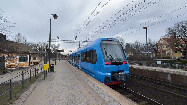 北欧风 瑞典斯德哥尔摩客运铁路体验