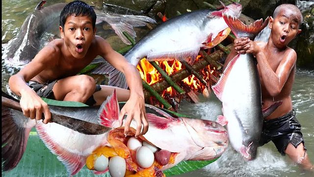 鱼在水满地相遇，煮熟吃起来很美味