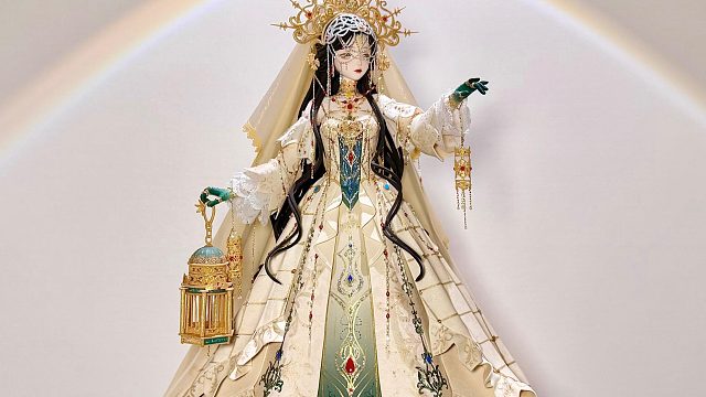 超多细节的一次！给女儿做了华丽圣女套