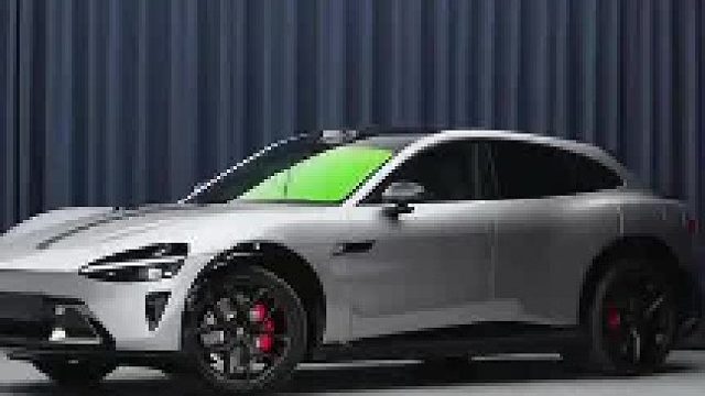 小米YU7升级21寸锻造轮毂 透明车衣