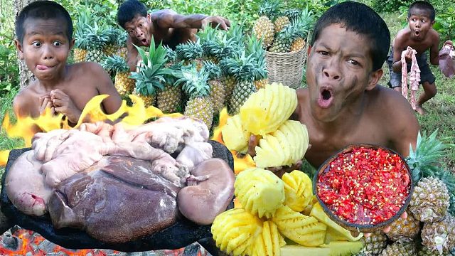 原始技术 - Kmeng Prey - 猪肾吃水果