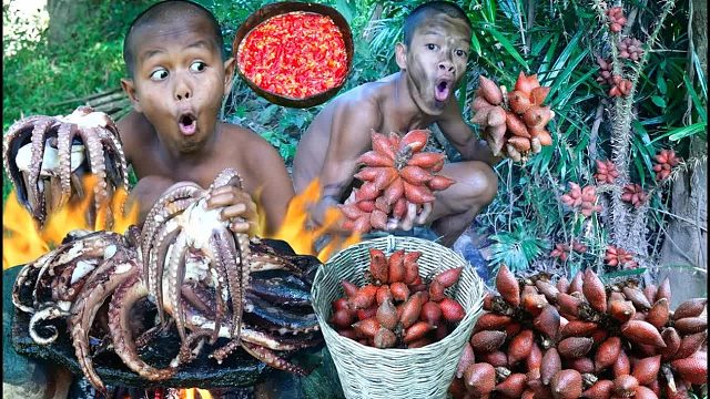 原始科技 - 丰富的水果烹饪手章鱼（Kmeng Prey）