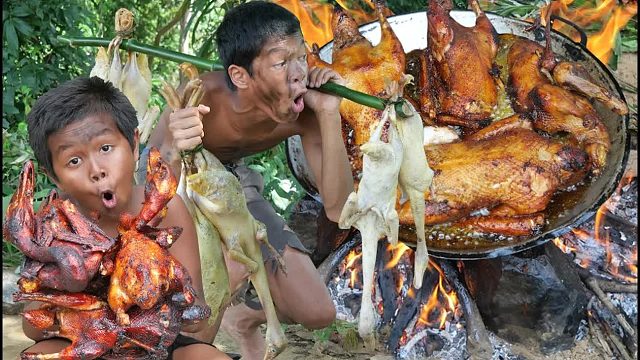 原始技术——今日烹饪鸭子吃法