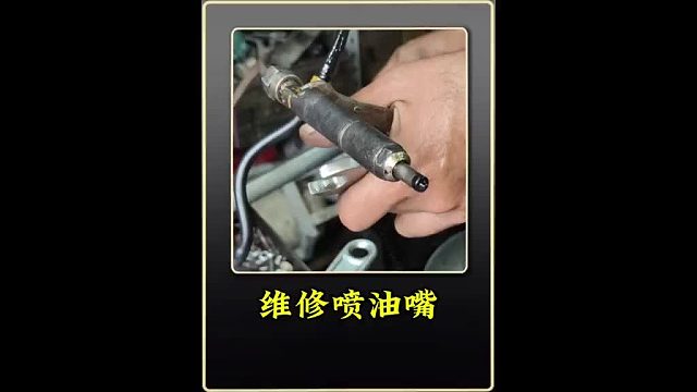巴铁师傅维修清洗柴油喷油嘴