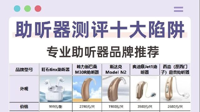 助听器测评十大陷阱终极避坑指南！老人助听器推荐测评