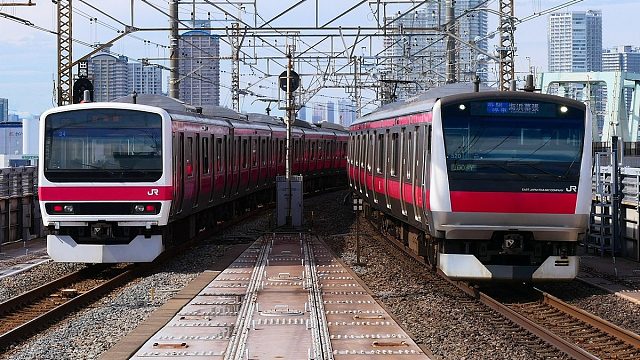 JR东日本京叶线武藏野线列车高速通过合集