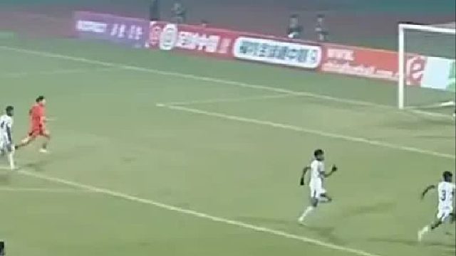 u17国足vs孟加拉国u17。帅惟浩破门