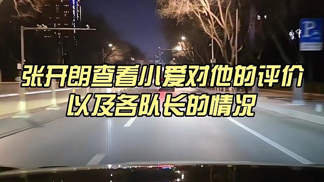 张开朗查看小爱对他的评价，以及各队长的情况