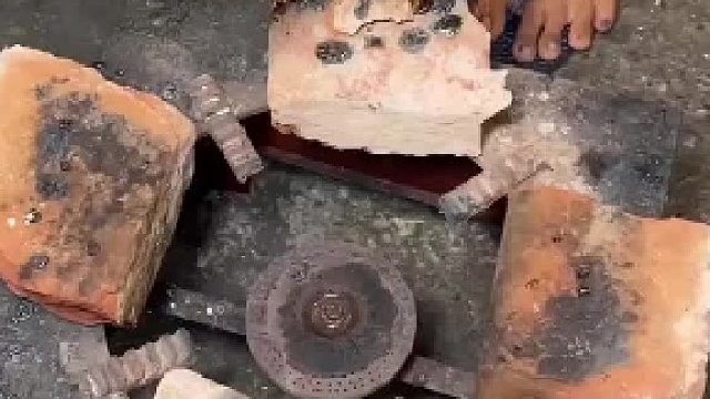 印度街头龙须糖制作