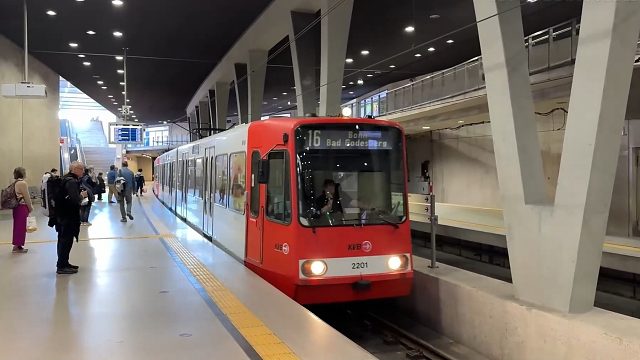 德国科隆有轨电车城市轻轨等公共交通合集