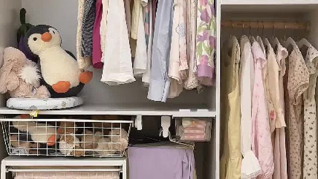 压榨式衣柜收纳整理｜衣柜收纳整理vlog