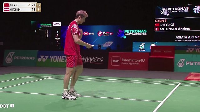 马羽公开赛石宇奇战胜安东林进入今天14:30的决赛