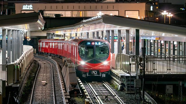 东京地铁都营地铁线路列车到发场景集2023版