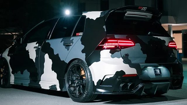 20260112 迷彩效果；大众高尔夫R(MK7)｜4K