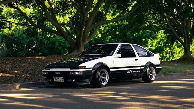 20260112 熊猫；丰田 AE86 Trueno