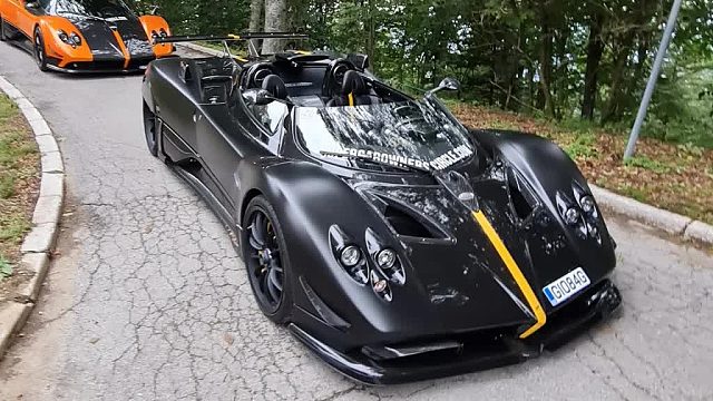 20260112 SOC 周末克罗地亚 - 超级跑车在山路上行驶