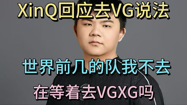 XINQ回应去VG：世界前几的队我都不去，等着去VGXG吗