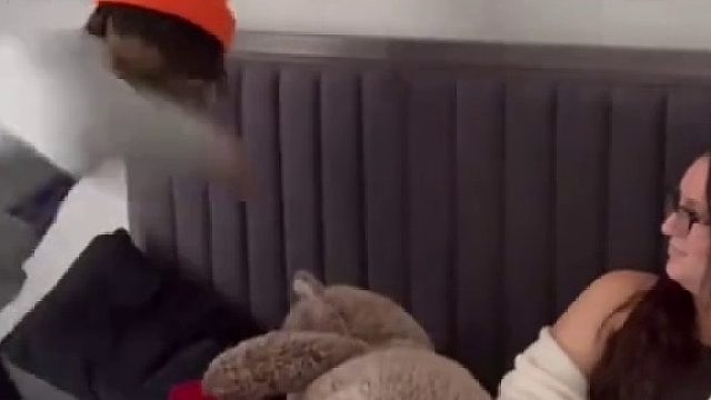 移动玩偶恶作剧不害怕，一点也不害怕