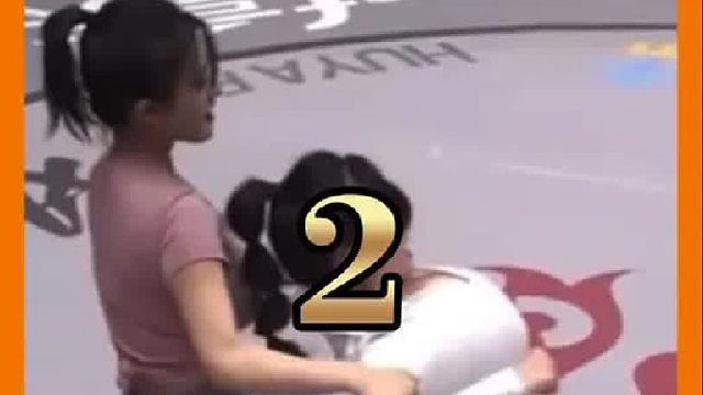 网红主播擂台摔跤，身材性感脸蛋漂亮（中）