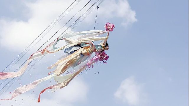 一舞倾城，鸿音来东莞观音山飞天，您就知道有多美！