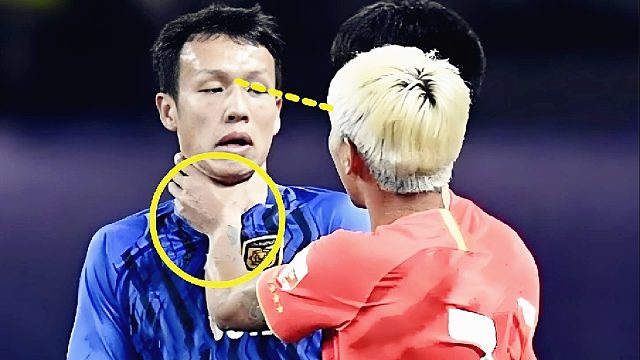 韦世豪锁喉不算啥？敢掐大佬郑智脖子，才是中超王者！