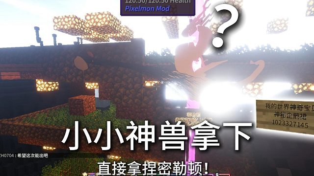 神仙玩家！自家刷神兽密勒顿，居然让我代抓？格局拉满！#我的世界#宝可梦#神奇宝贝#服务器