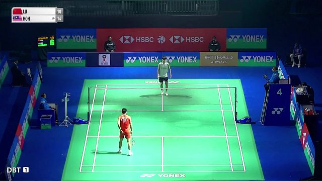 印羽公开赛中国男单陆光祖2:0战胜马来选手贺首维