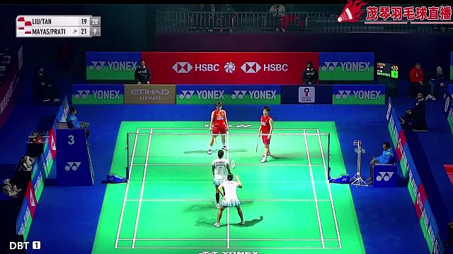 印羽公开赛中国女双刘圣书/谭宁2:1获胜