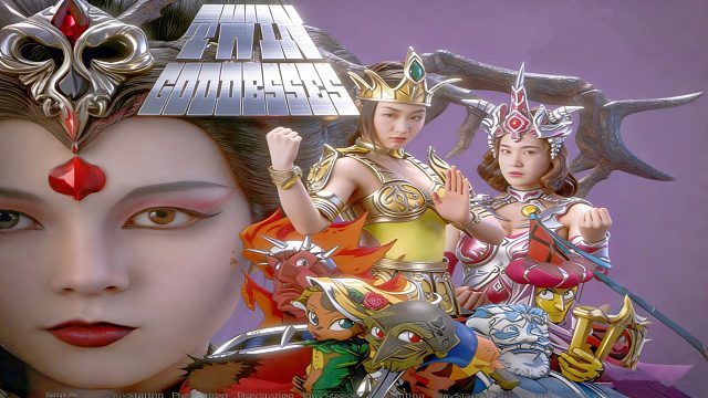 PS游戏《双生女神》，姐妹版真人快打？