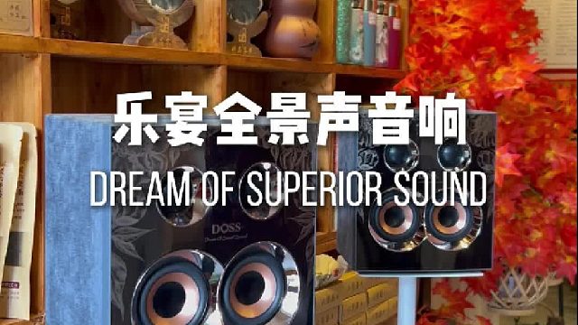 花小钱享高品质音乐！DOSS乐宴全景声音响