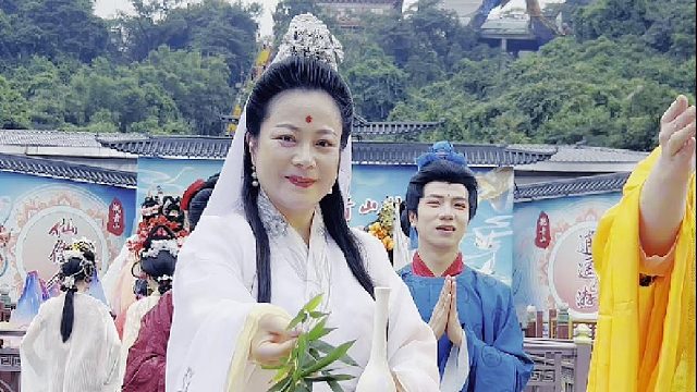 登福山，接福缘，得神助，东莞观音山来了就好，越来越好！