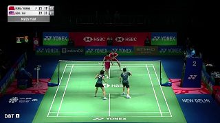 印羽公開賽中國隊鳳凰組合2:1獲勝