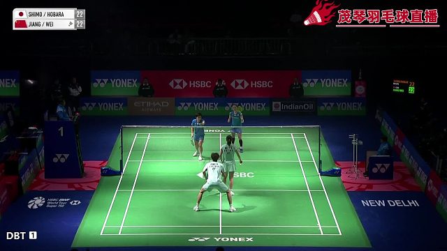 印羽公开赛中国队蒋振邦/魏雅欣赛点精彩球