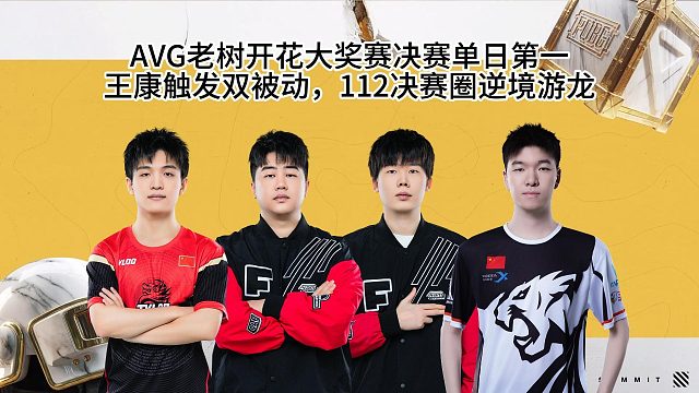 AVG战队斩获大奖赛决赛单日第一，112决赛圈逆境游龙！