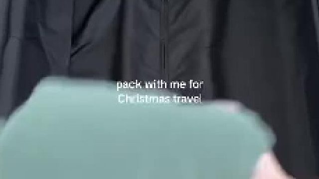 外国小姐姐打包圣诞出游的行李，大家的元旦出行带了多少行李？  体验