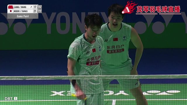 印羽公开赛梁王组合2:1获得冠军关键球
