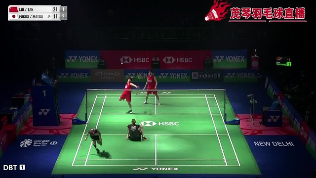 印羽公开赛刘圣书/谭宁战胜日本队获得女双冠军