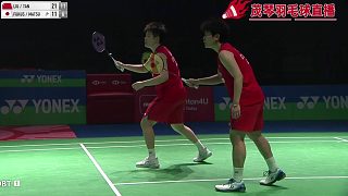 印羽公開賽劉圣書/譚寧戰(zhàn)勝日本隊獲得女雙冠軍