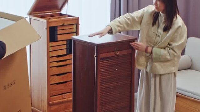 我的宝藏牙科柜，轻松收纳上百件茶具！