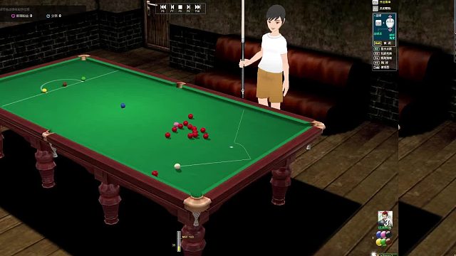 斯诺克，练习单杆147分