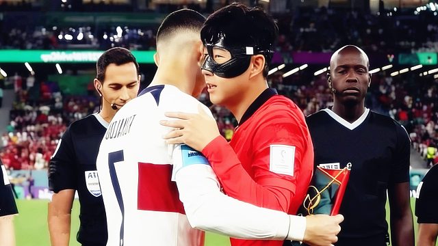 偶像的力量！孙兴慜与C罗交换球衣后，细嗅芬芳味道真香