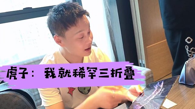 虎子：我就稀罕你这三折叠，一口价6666不干拉倒