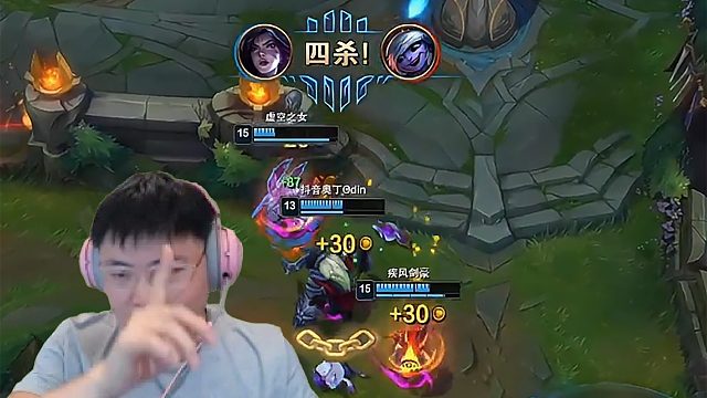 【乌兹OB】和小明峡谷双排！这就是AD绕后吗？乌兹卡莎神级绕后四杀，帅炸了！