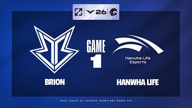 [LCK]【BRO vs HLE】第一局速看丨2026LCK杯小组对抗赛丨20260122