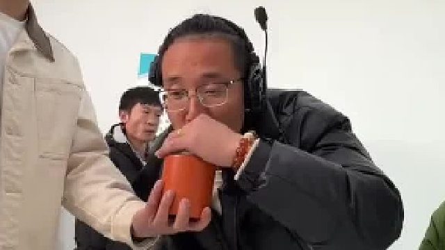 保温杯的热气是这么拍的，还真是第一次见