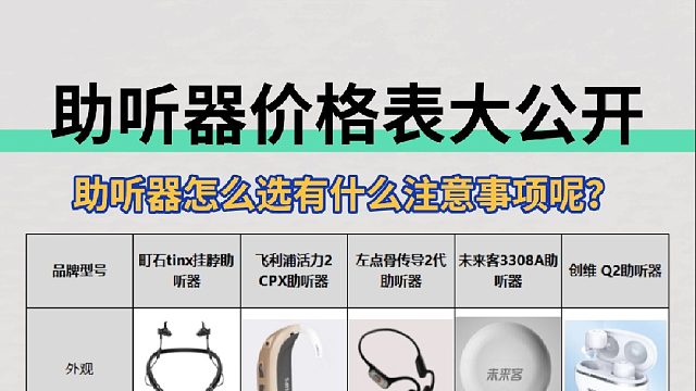 助听器怎么选有什么注意事项呢？选购技巧与避坑经验全汇总！