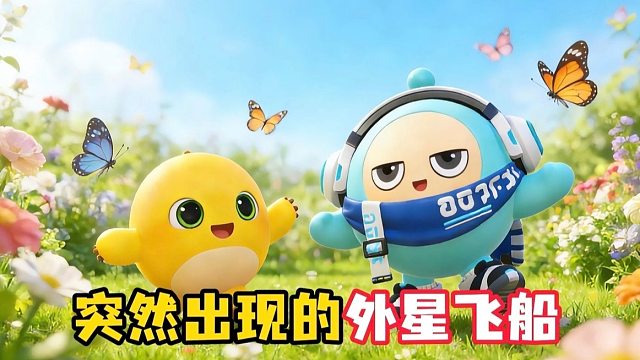 我和蛋小蓝居然被突然出现的外星飞船给抓走了！